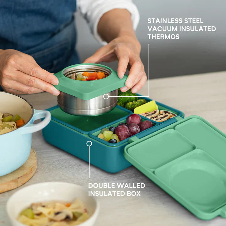 OmieLife OmieBox Insulated Hot & Cold Bento Box - Meadow