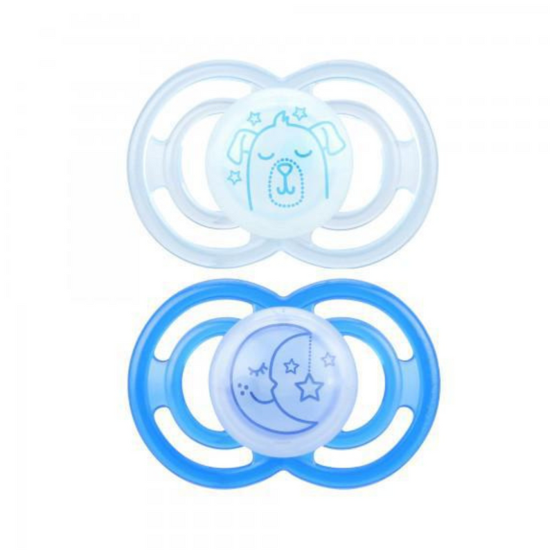 Mam Perfect Night Pacifier, 6 Months, 2-pack Boy