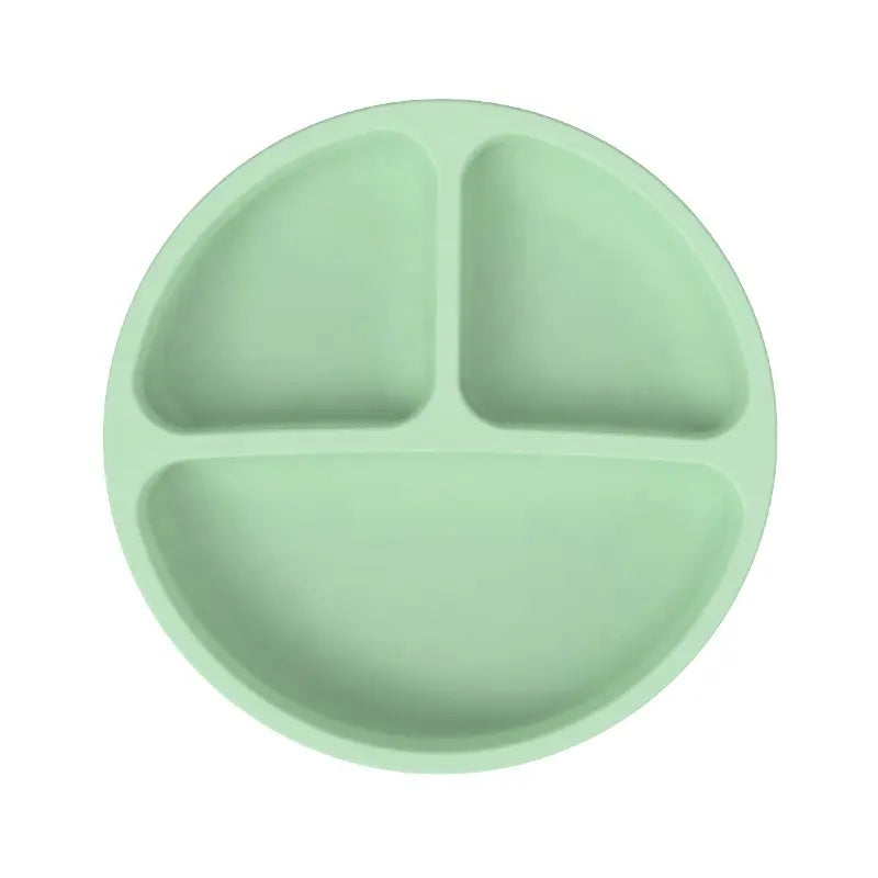 Luna Baby Plate Silicone Suction - Green