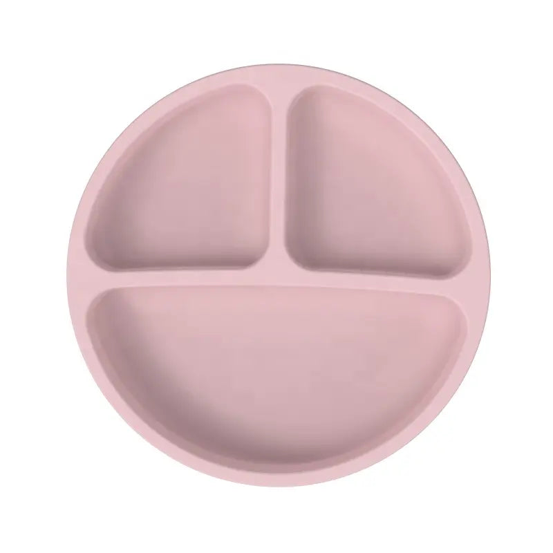 Luna Baby Plate Silicone Suction - Pink