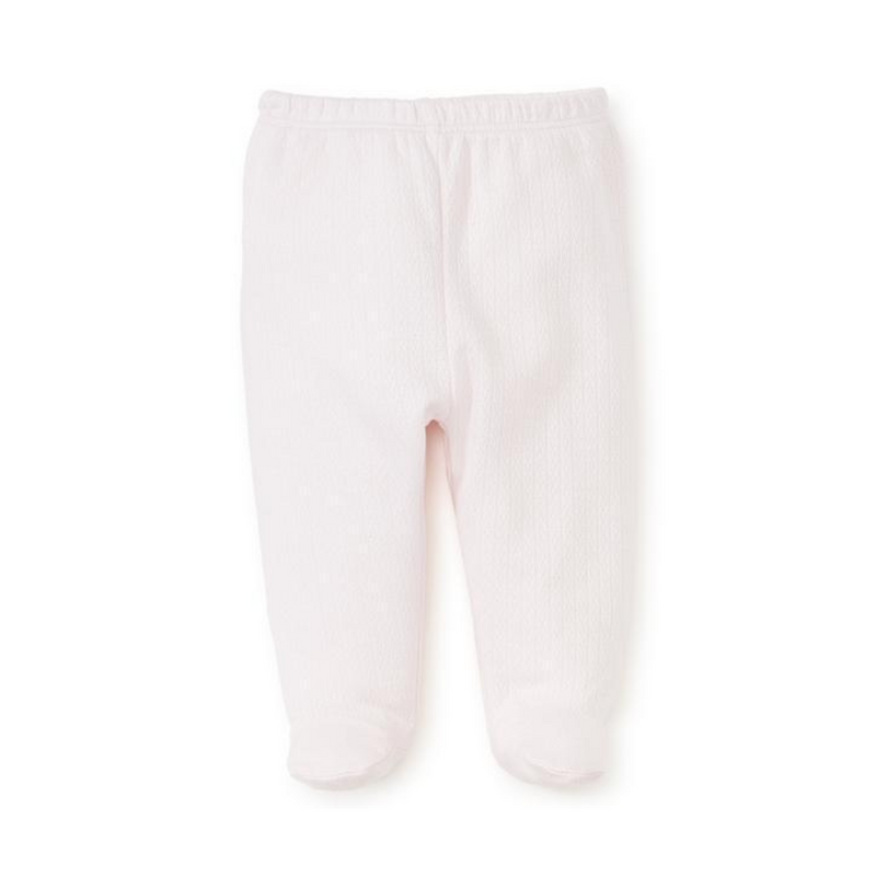 Kissy Kissy Pointelle Footed Pant Pink