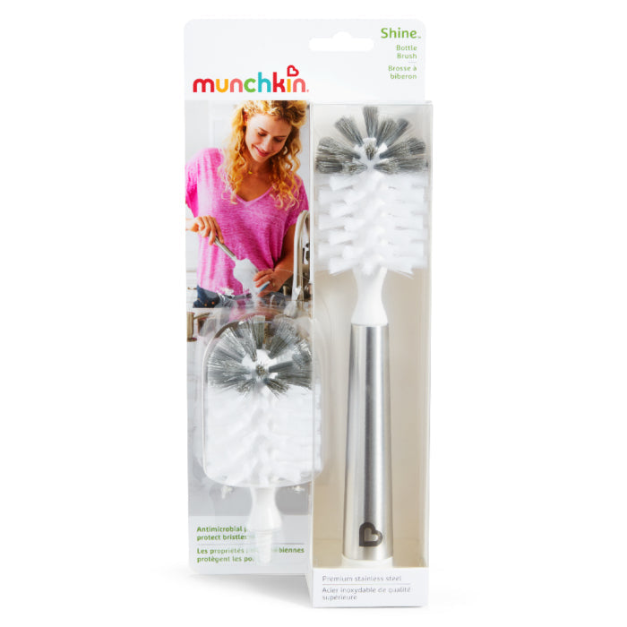 Munchkin Shine Stainless Steel Bottle Brush