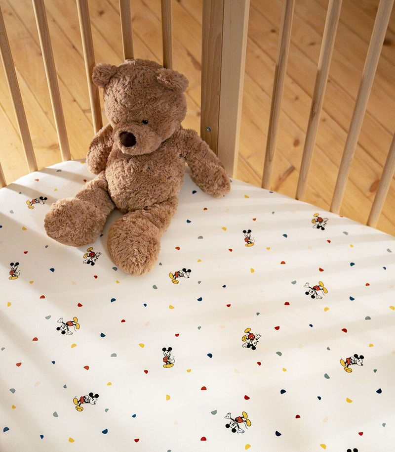 Stokke Sleepi Bed Fitted Sheet V3 - Mickey Celebration