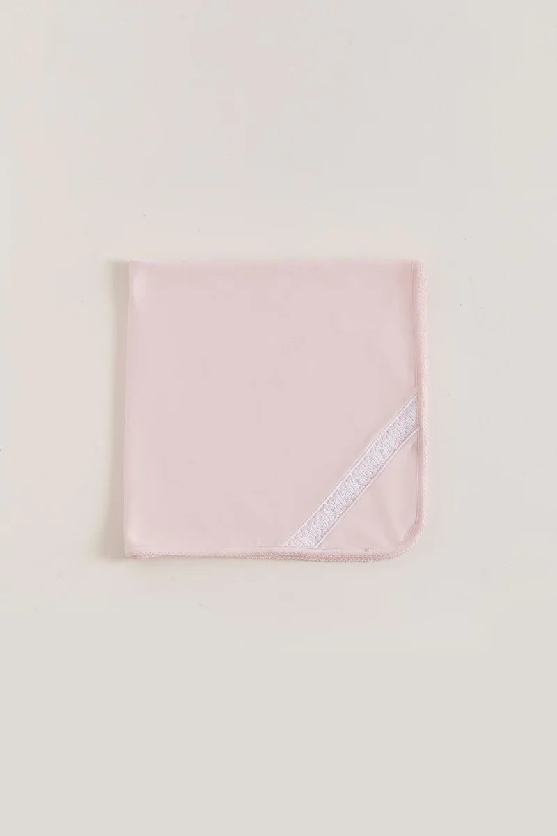 Babycottons Smock Receiving Blanket - Pink