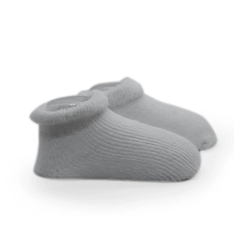 Kushies Baby Terry Socks 2Pack - Grey