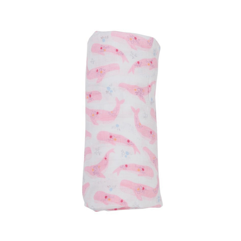 Angel Dear Swaddle Blanket Pink Whale