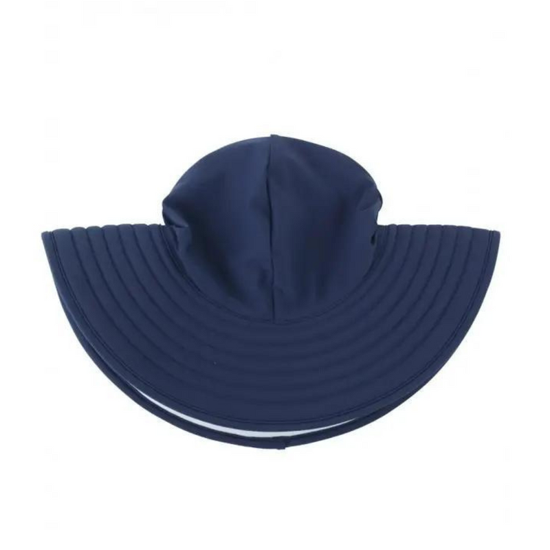 Ruffle Butts Swim Hat Navy