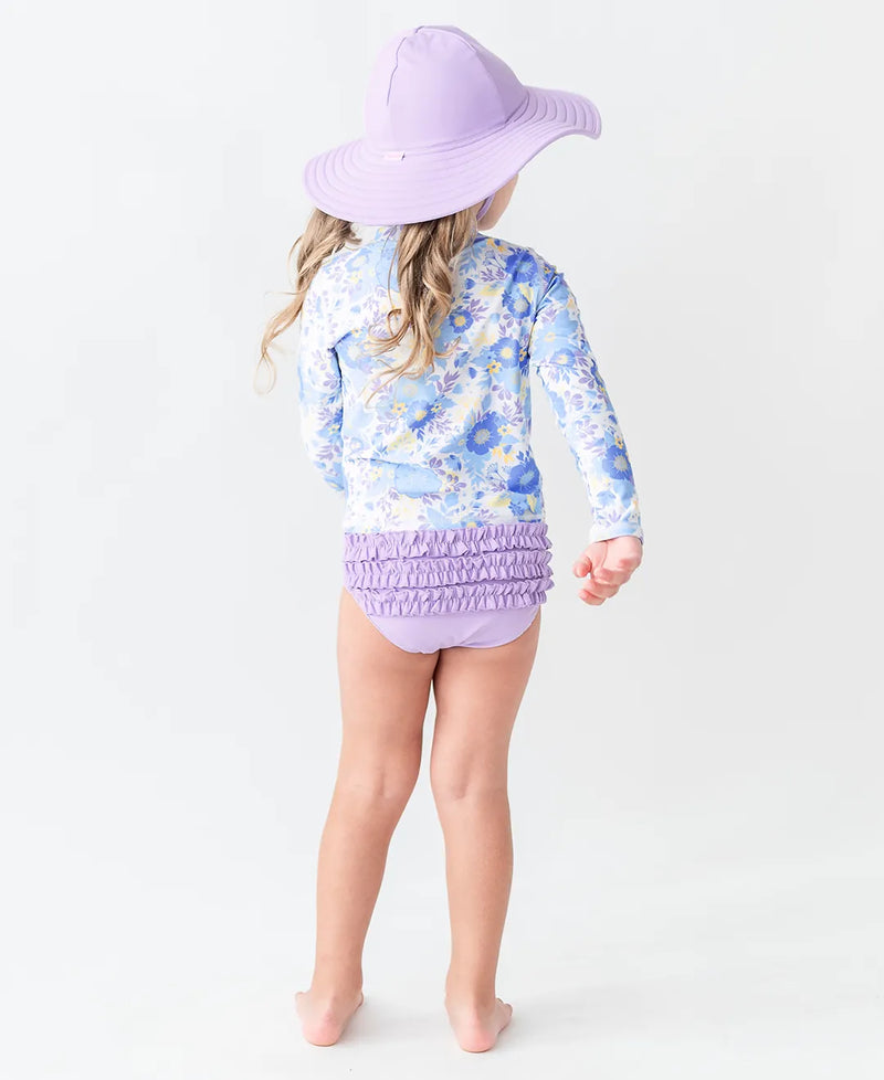 Ruffle Butts Swim Hat Lavender