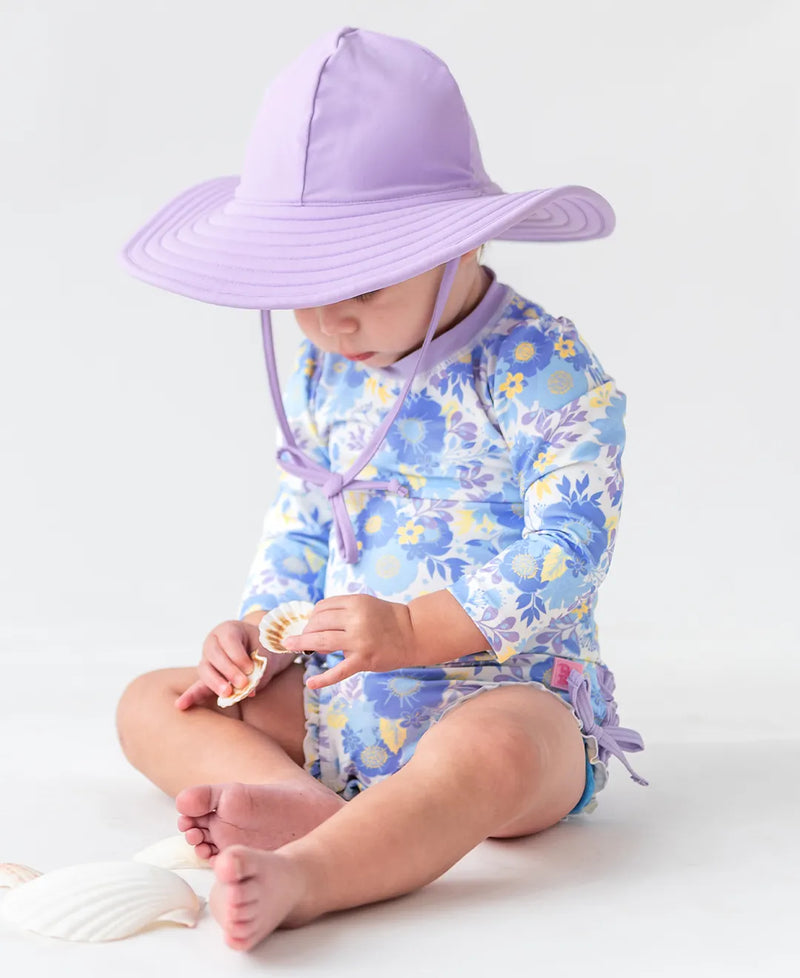 Ruffle Butts Swim Hat Lavender