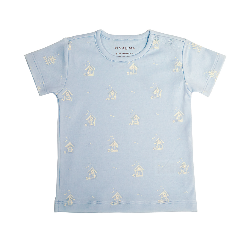 Pima Lima T-Shirt Short Sleeve - Baby Blue