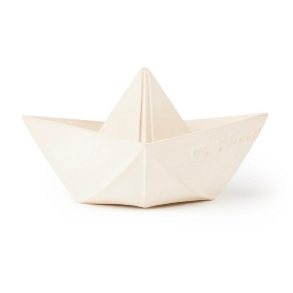 Olí & Carol Teethers Origami Boat White