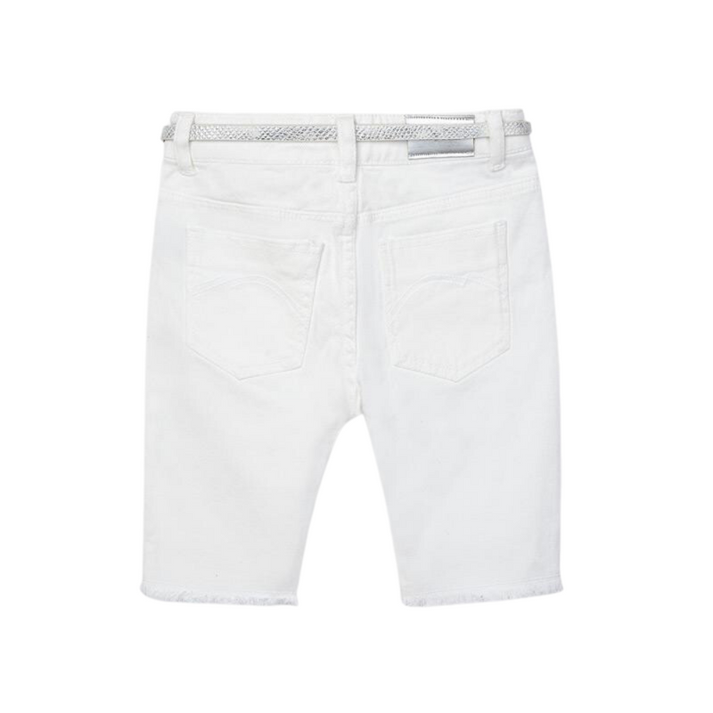 Mayoral Twill Biker Shorts Girl