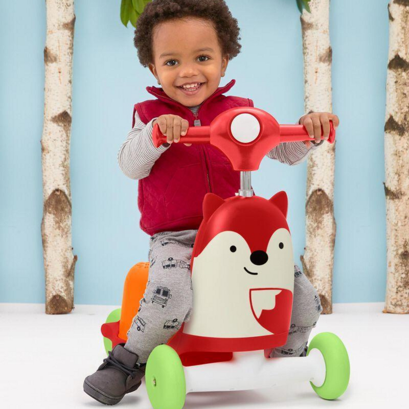 Skip Hop Zoo 3-In-1 Ride On Toy Fox