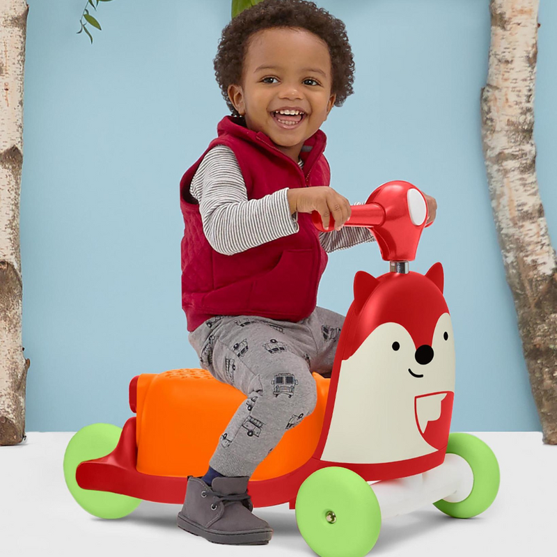 Skip Hop Zoo 3-In-1 Ride On Toy Fox