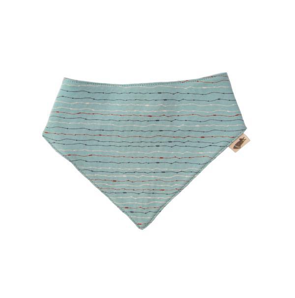 Pima Lima Bandana Baby Bib Quipu Mint