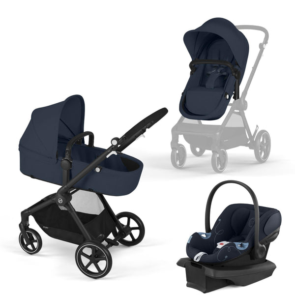 Cybex EOS Travel System Ocean Blue / Black