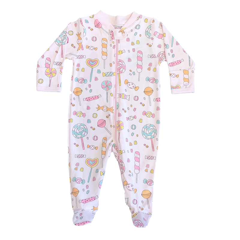 Noomie Zipper Footie - Luna Baby Modern Store