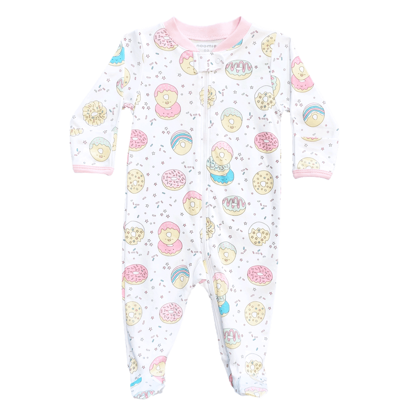 Noomie Zipper Footie - Luna Baby Modern Store