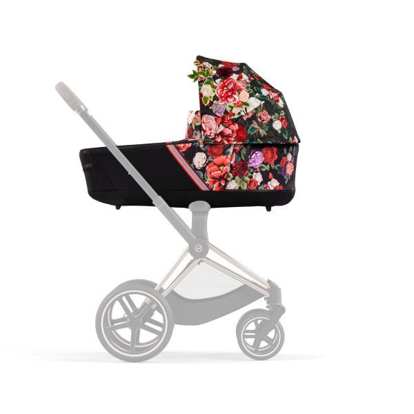 Cybex Priam 4/E-Priam 2 Lux Carry Cot - Spring Blossom Dark