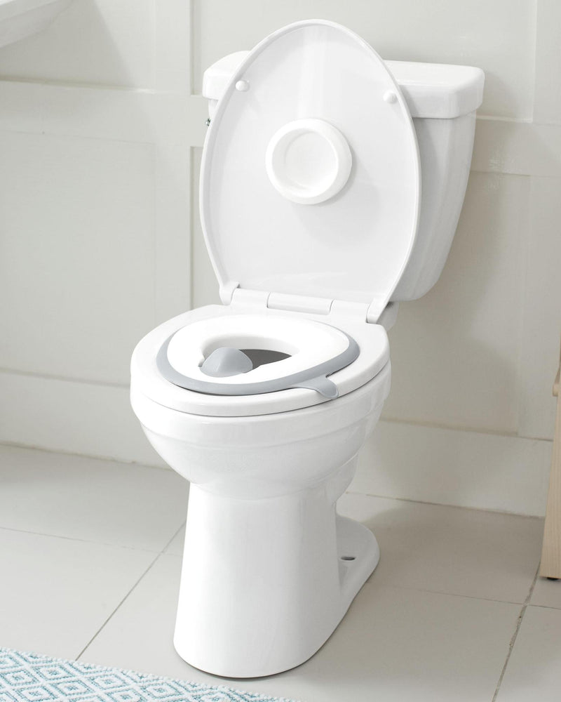 Skip Hop Easy-Store Toilet Trainer - White - Luna Baby Modern Store