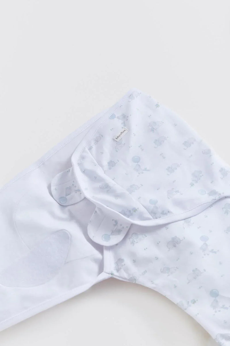 Babycottons Alfred & Colette Swaddle - Blue