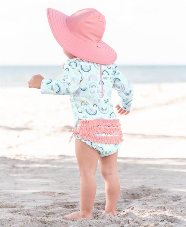 Ruffle Butts Swim Hat Pink