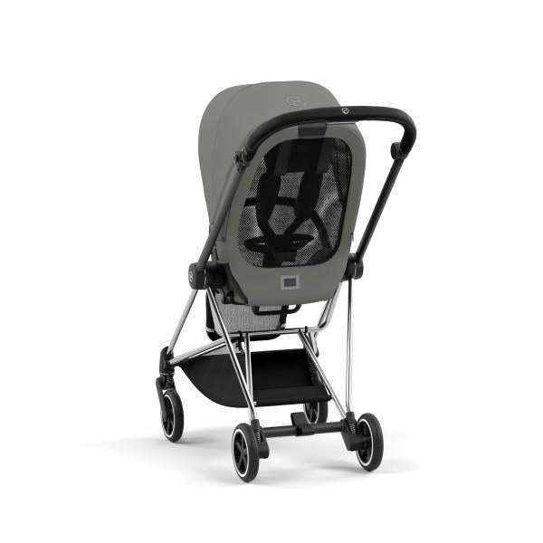 Cybex Mios 3 Stroller - Chrome/Black Frame and Soho Grey Seat Pack