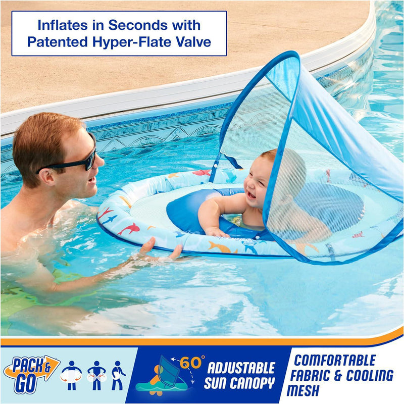 Swimways Baby Spring Float Sun Canopy - Shark