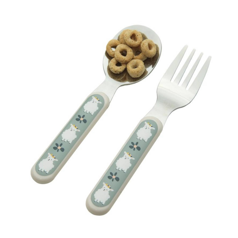 Sugar Booger Silverware Set Baby Lamb