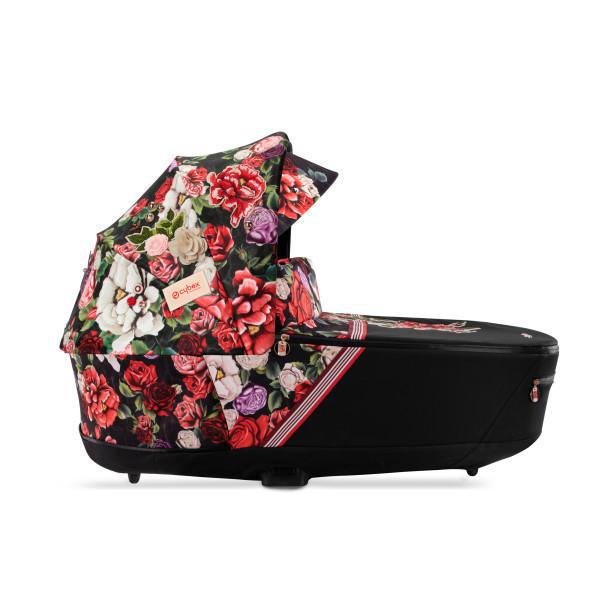 Cybex Priam 4/E-Priam 2 Lux Carry Cot - Spring Blossom Dark