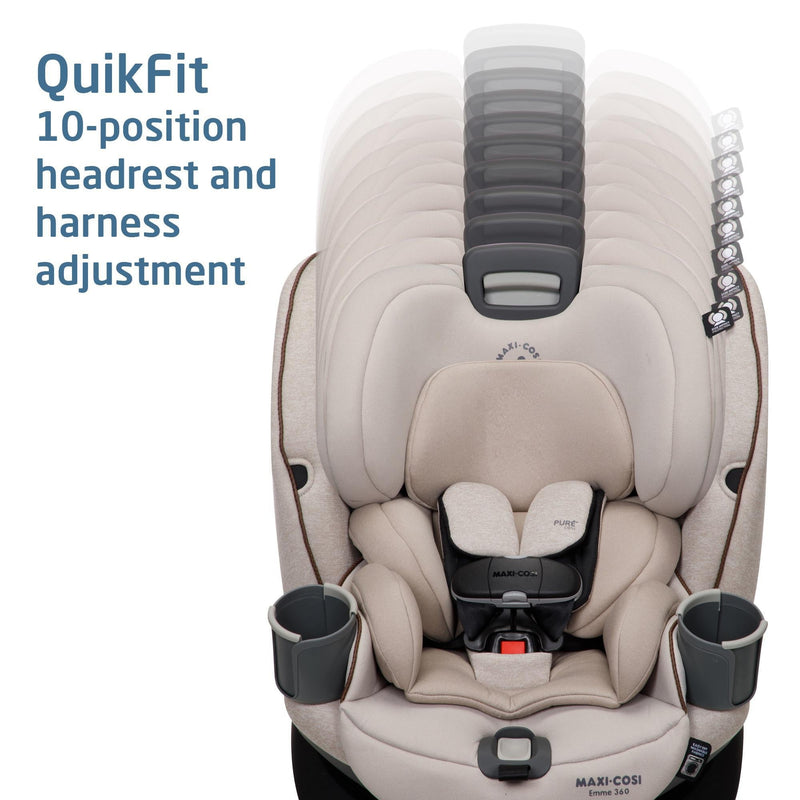 Maxi Cosi Emme 360 Rotating All-in-One Car Seat - Desert Wonder