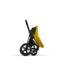 Cybex Priam 4 Stroller - Matte Black/Black Frame and Mustard Yellow Seat Pack