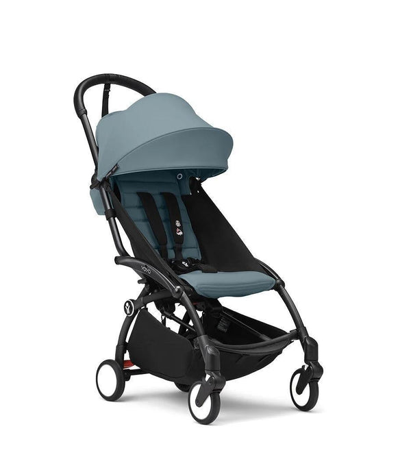 Stokke YOYO³ Stroller - Aqua On Black