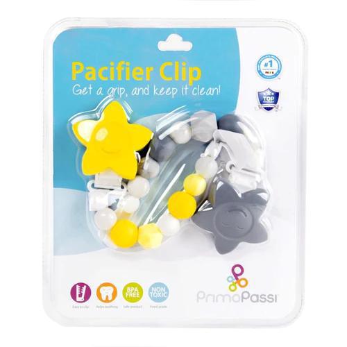 Primo Passi Silicone Pacifier Clip Unisex 2PK