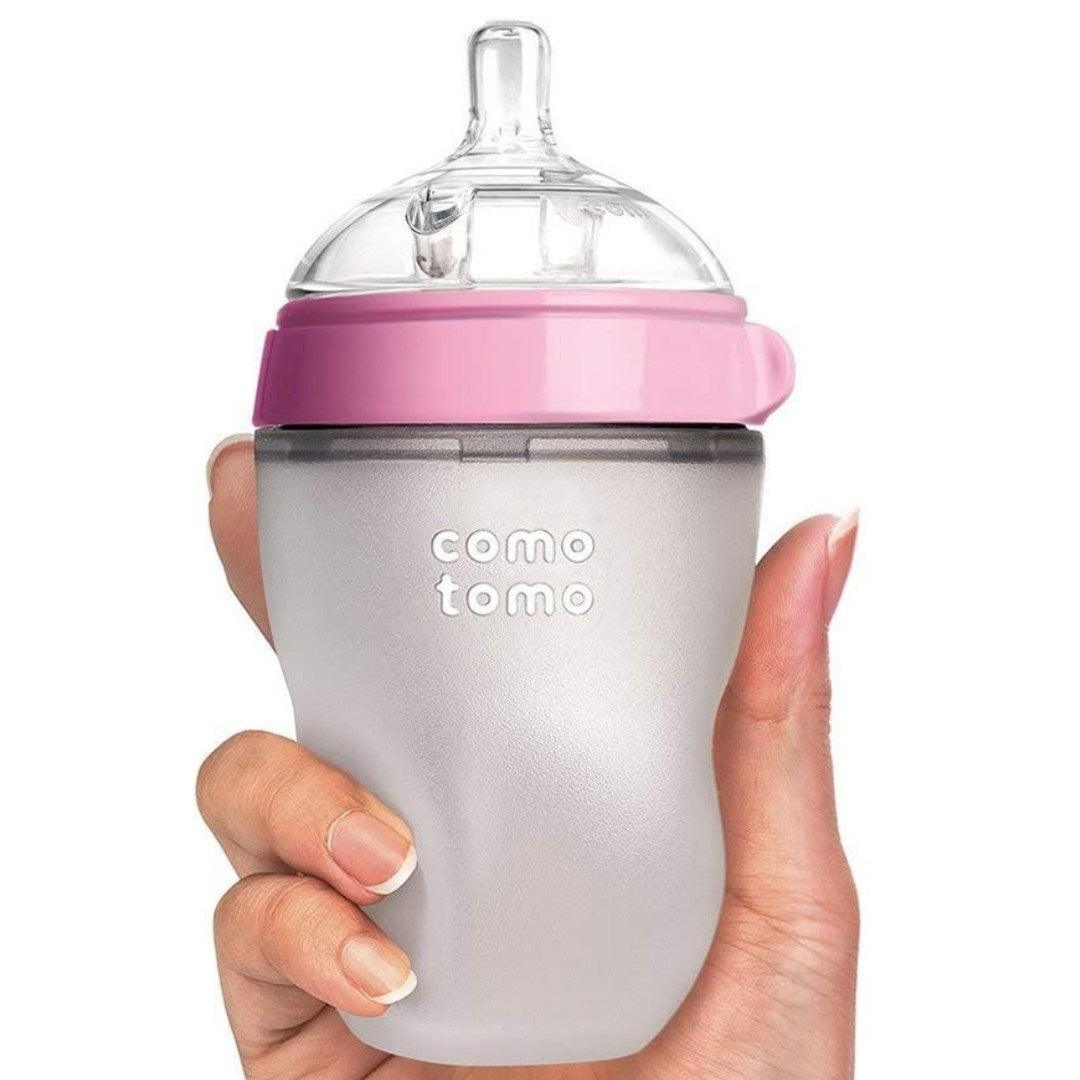 Mamadeira Comotomo Rosa 250ML - Comotomo Babytunes