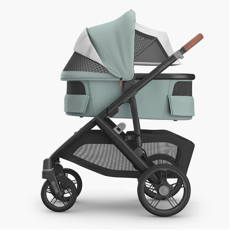 Uppababy Bassinet V3 - Kenzi Mystic Aqua/Carbon