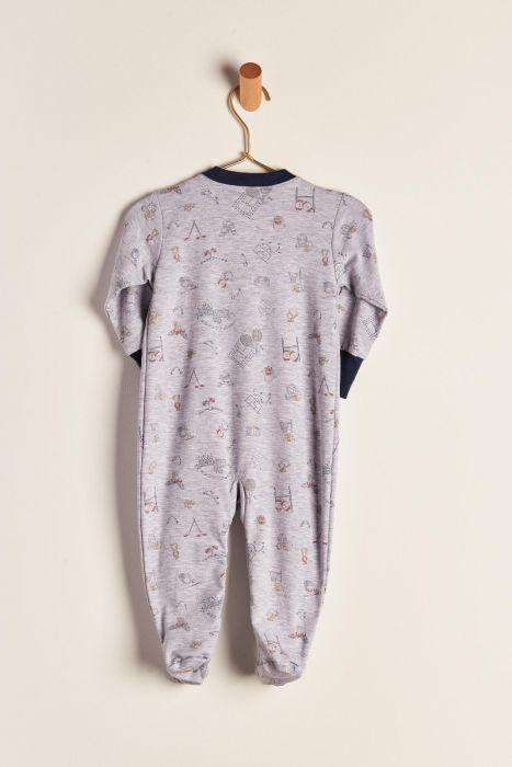 Babycottons Sports Footed Pajama