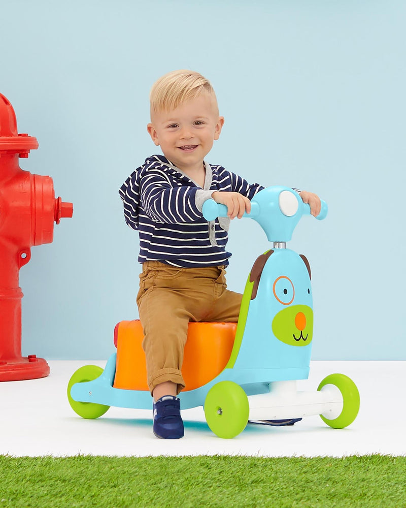 Skip Hop Zoo 3-In-1 Ride On Toy Dog