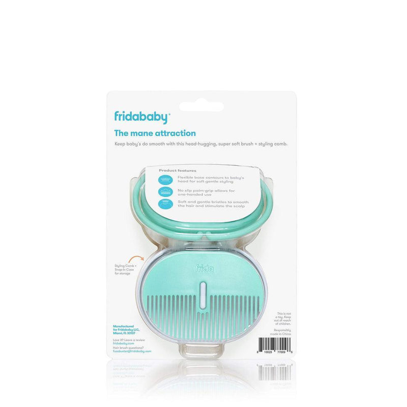 Fridababy Baby Head-Hugging Hairbrush + Styling Comb Set