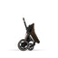 Cybex E-Priam 2 Stroller - Rose Gold/Brown Frame and Khaki Green Seat Pack