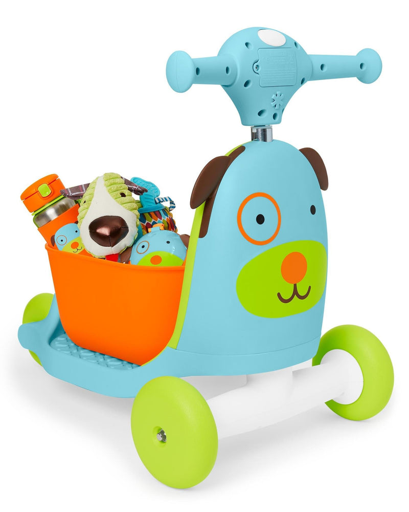 Skip Hop Zoo 3-In-1 Ride On Toy Dog