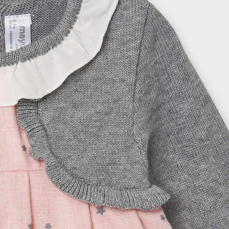 Mayoral Cardigan Dress W/Thights - Luna Baby Modern Store