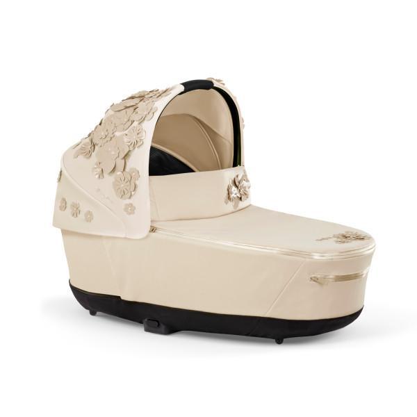 Cybex Priam 4/E-Priam 2 Lux Carry Cot - Simply Flowers Nude Beige