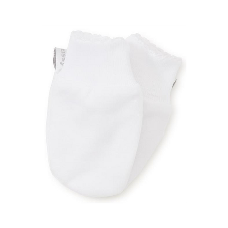 Kissy Kissy Basic Mittens - White