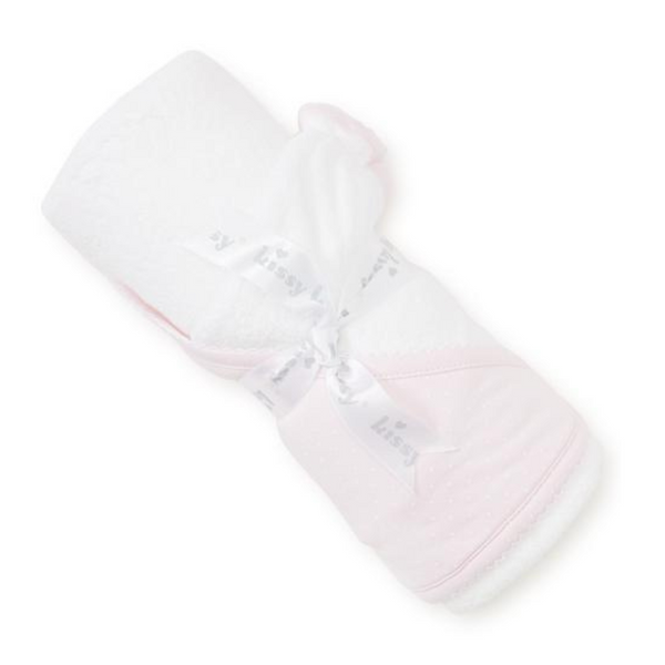 Kissy Kissy Towel Dots Pink/White