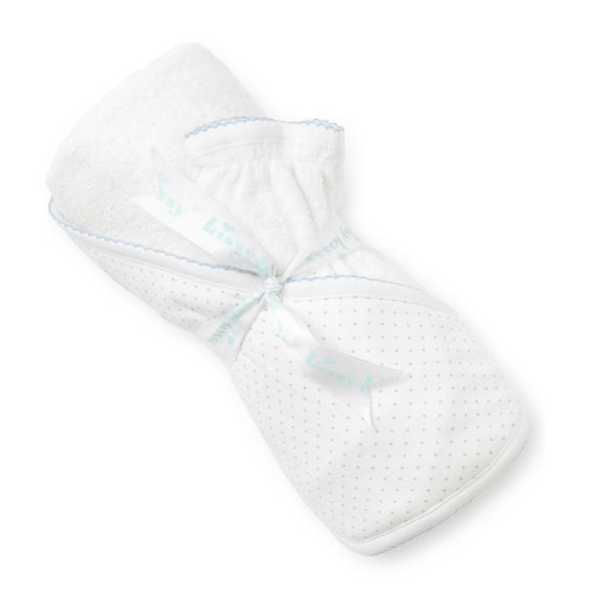 Kissy Kissy Towel Dots White/Blue