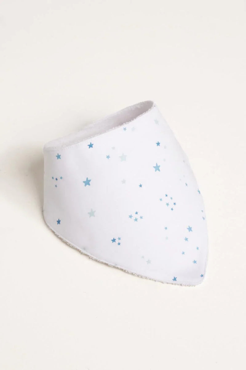 Babycottons Shine Bandana Bib - Blue