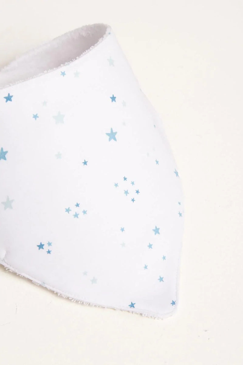 Babycottons Shine Bandana Bib - Blue